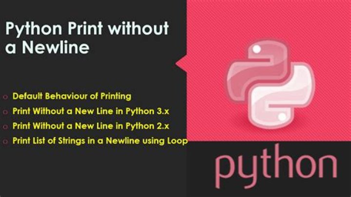 Unveiling The Secrets Of "print Without Newline" In Python